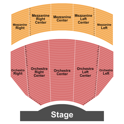 Hollywood Pantages Theatre MJ Seating Chart